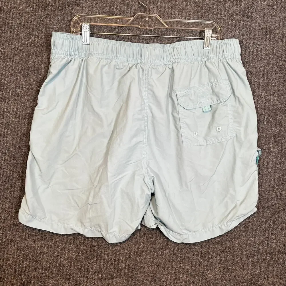 Tommy Bahama Swim Trunks Mens XL‎ Blue Aloha Relax Board Shorts Stretch